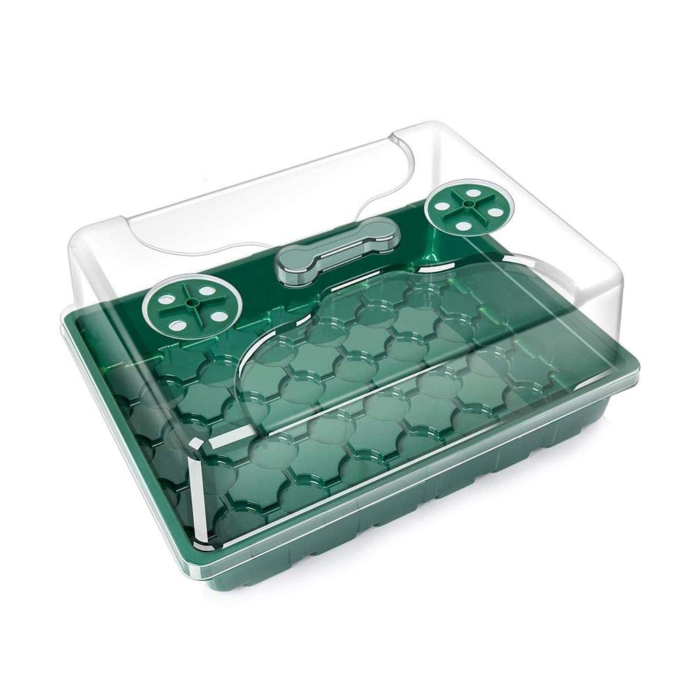 Buy Flat Seed Trays with Humidity Dome Germination kit Cells Trays