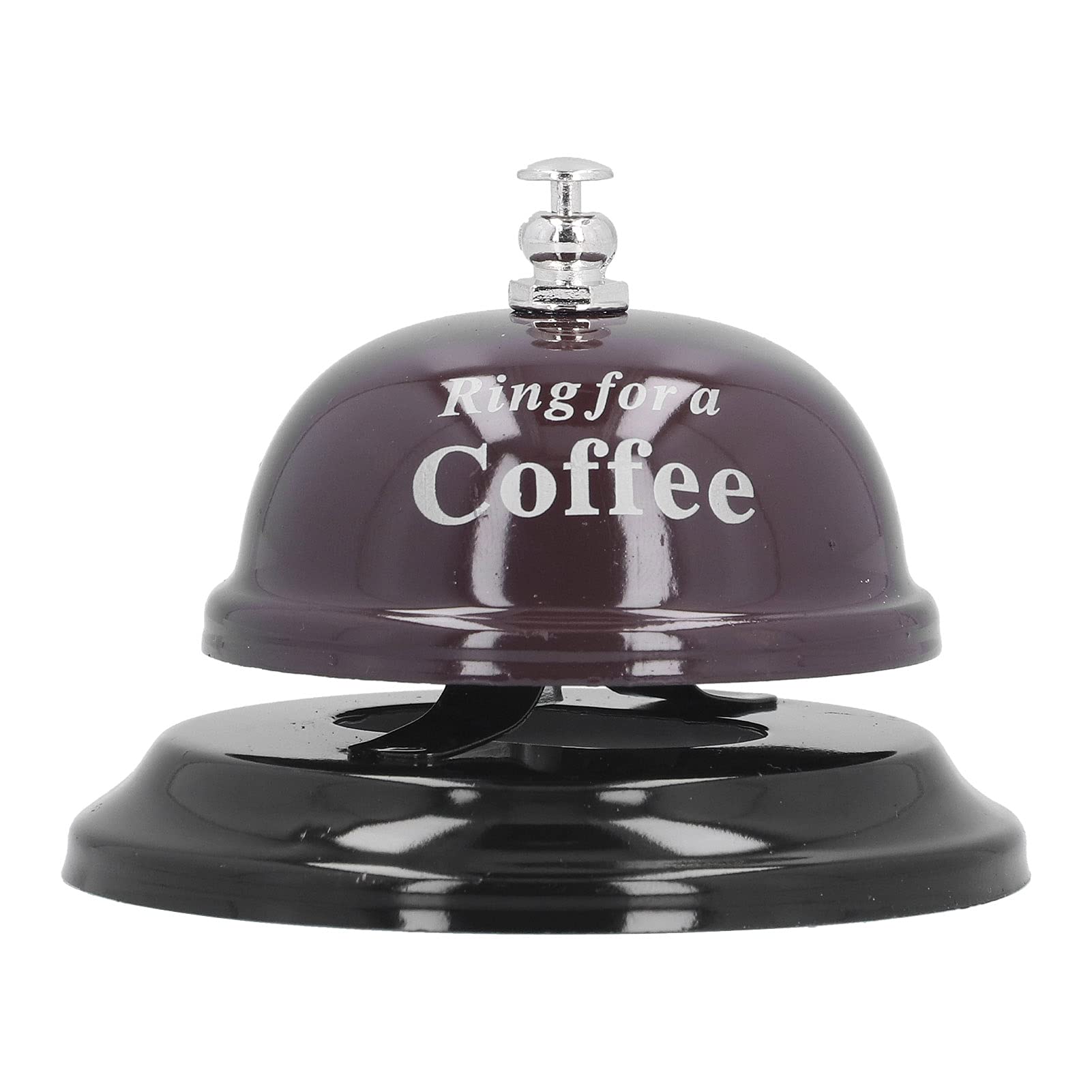 Call Bell, Classic Bell‑shaped Restaurant Ring for Bar/Diet Bar/coffee Shop/restaurant(black)