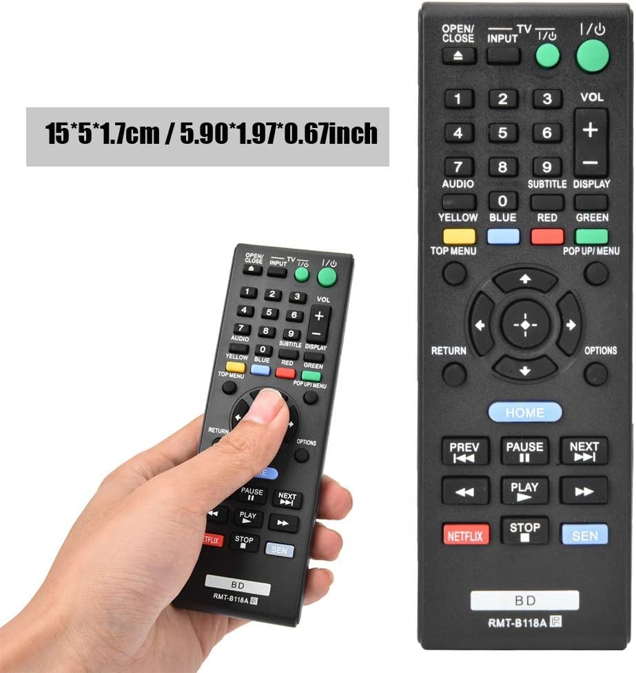 Universal Remote Control Replacement for Sony Blu-ray Player BDP185C BDPBX18 BDPBX3100 BDPS185 - Image 3