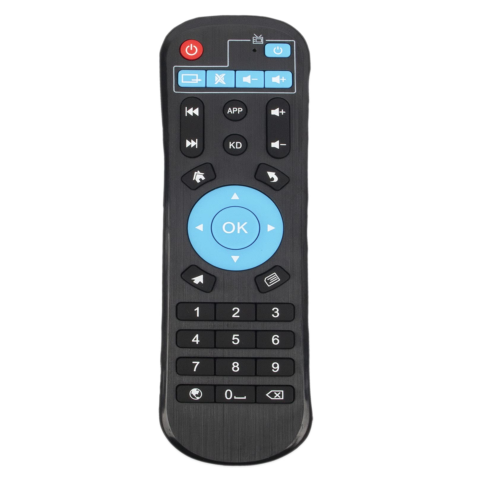 ALLIMITY Remote Control Replace fit for MXQ Pendoo TV Box V88 T95X X96 T95N H96-PRO TX3 R69 T95 T95Z-Plus T95K-Pro T95V-Pro T95U-Pro T95W-Pro X88 PRO 10