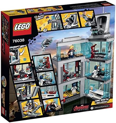 avengers tower lego set