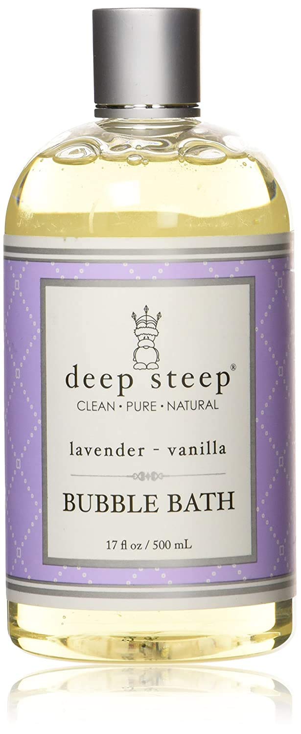 Deep Steep Classic Bubble Bath Lavender Vanilla 17 Ounce : Beauty