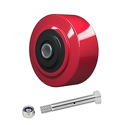 LONGRUNFORU 4 Inch Caster Wheels, Polyurethane on
