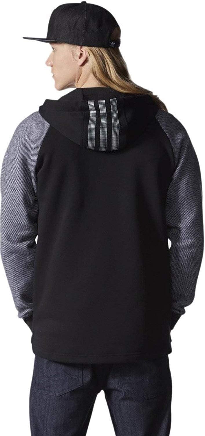 adidas sport luxe twill fleece hoodie
