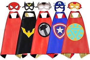 Kids Dress Up Capes Set Toys Costumes Party Favors Christmas Cosplay For Girls Boys