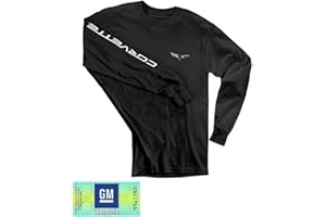 WEST COAST CORVETTE / CAMARO Corvette T-Shirt - C6 Logo w/Corvette Script on Sleeve - Black