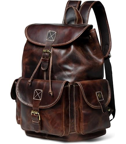 aliexpress genuine leather backpack PLW Mens Color:5