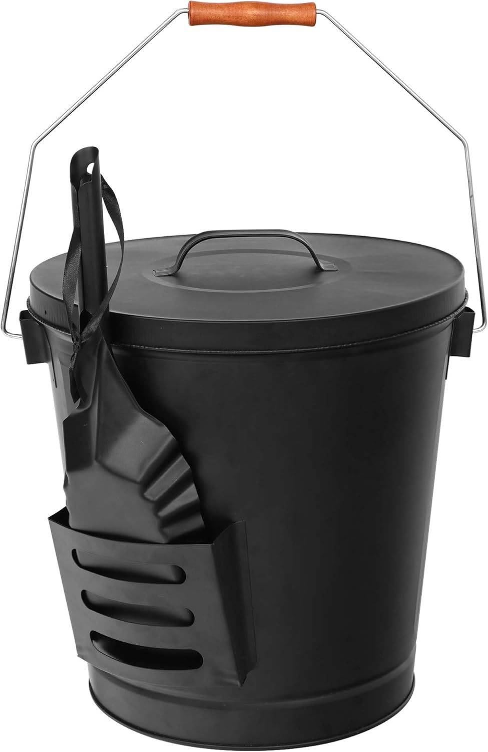 Amazon Com F2c 5 15 Gallon Ash Bucket With Lid And Shovel