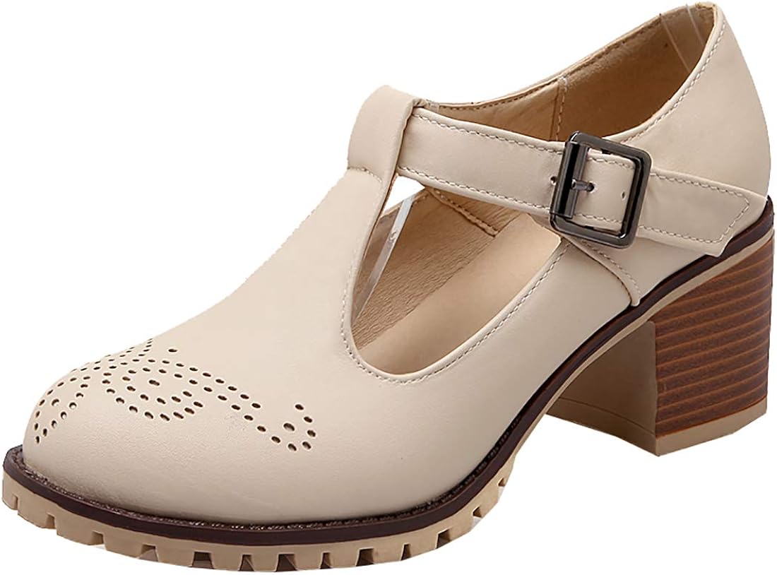 mary jane brogue heels