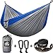 Double Camping Hammock - XL Hammocks, FREE Premium Straps & Carabiners - Lightweight + Compact Parachute Nylon - Backpacker Approved and Ready for Adventure! 400LB - 10.5ft x 6.5ft