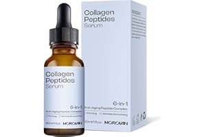 Morovan Collagen Peptide Serum for Face: 30ml Anti-Aging Facial Serum for Wrinkles Fine Lines Skin Firming Smoothing & Hydrat