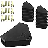 Anblak Mouse Station with Keys Black 12 Pack, Key Required Mouse Stations, Mice Stations, Keeps Children and Pets Safe Indoor &amp; Outdoor