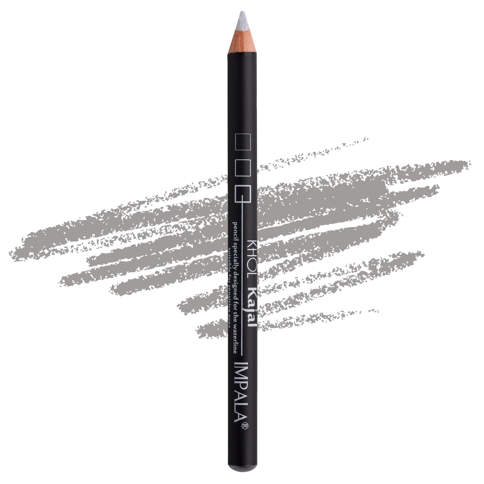 IMPALA - Waterproof Khol Eyeliner I Pencil Color 83 Silver | Eye Liner | Perfect Line, Intense Look | Water-Resistant and Long-Lasting Eyeliner | Soft and Creamy Formula | Eye Makeup