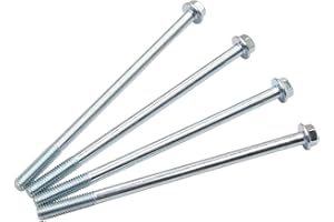 GREESP M6 x 110mm Flange Bolts Crankcase Bolt For 150cc 125cc GY6 Motors Scooter ATV Go Kart *4 PACK*