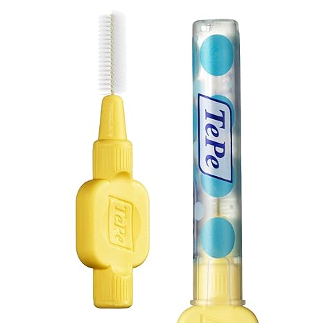 TePe Interdentalbürsten X-soft hellgelb 0,7 mm, 1er Pack (1 x 8 Stück)