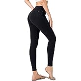 Arise Myst Stretchy Jeans for Women Pull On Jeggings Tummy Control Skinny Leggings with Pockets Trendy Casual