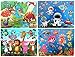 Puzzles for Kids Age 3-8 [60 Piece] Wooden Animal Jigsaw Puzzles Toddler Preschool Educational Learning Toys Boys & Girls Gifts with 4 Theme - Dinosaur, Safari, Benthos and Space