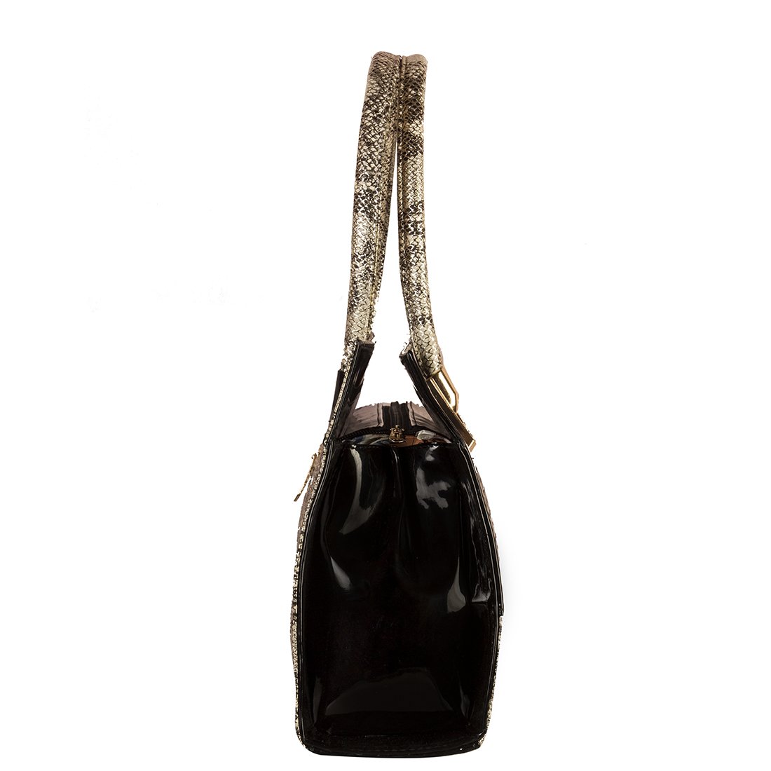 levise london women's handbag(black & golden,ll-0054)