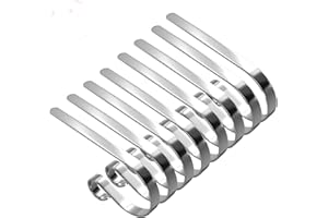 Ginbel Direct 8 Pack Christmas Stocking Holders Mantel Stocking Hanger Christmas Decoration Supplies