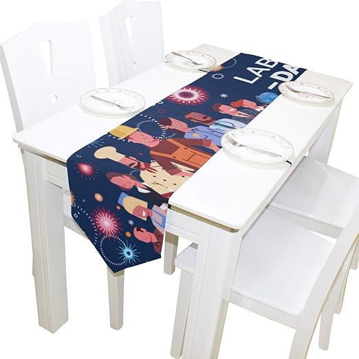 Amazon Com Rectangle Different Occupation Labor Day Printed Table