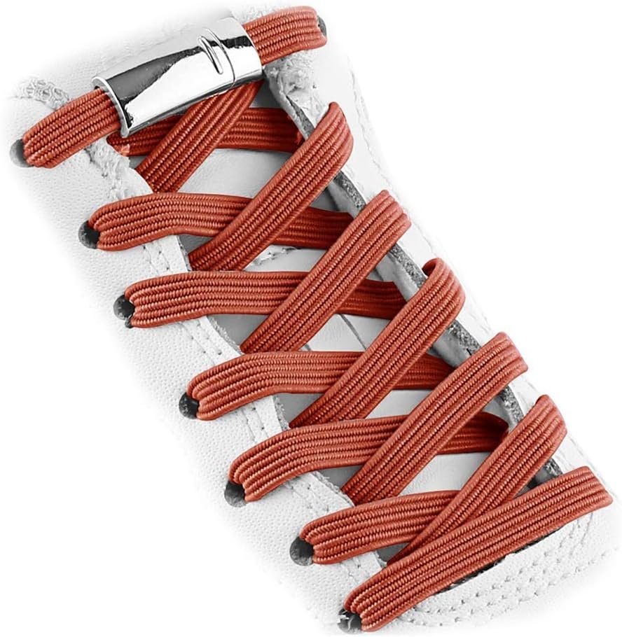 Elastic Shoe Laces - Quick to Install No tie Shoelaces for Kids and Adults(2 pairs)