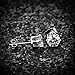 Sterling Silver Cubic Zirconia Stud Earrings Sensitive Ears 5mm