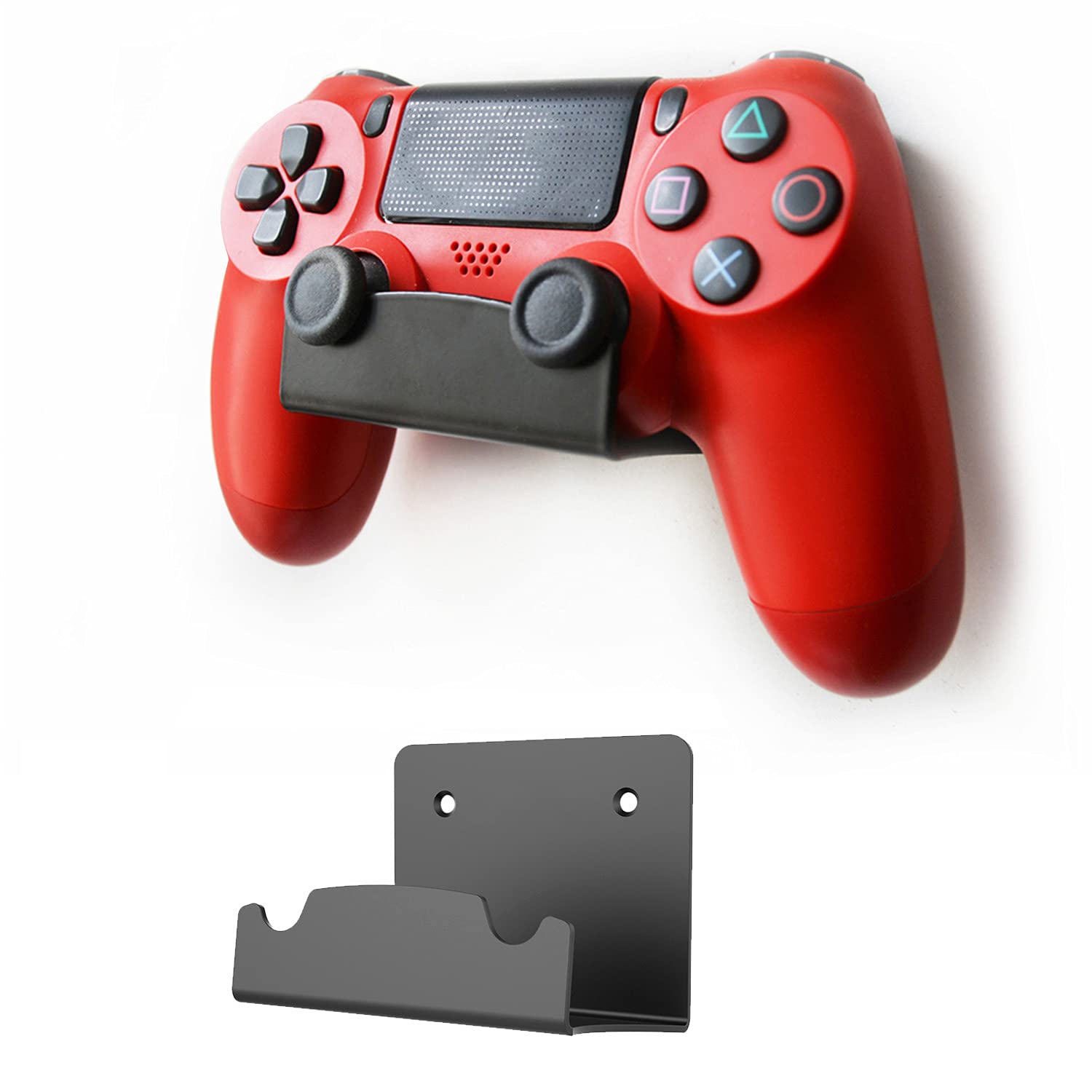 Monzlteck New Wall Mount for PS4 Controller,Compatible with PS5 Controller,Screw-Free Application（1 Piece）