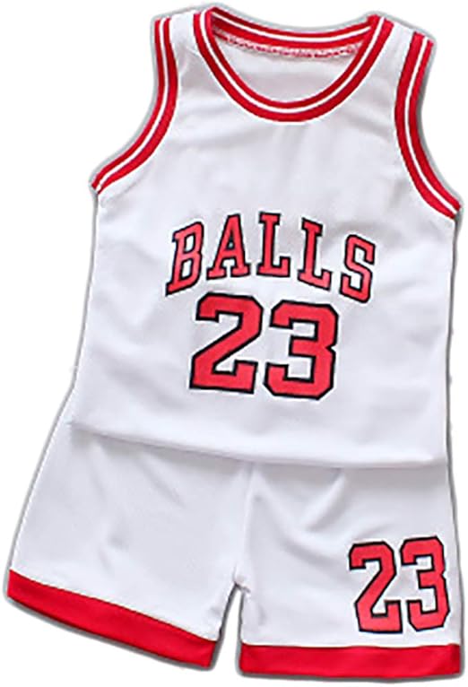 XZM Kinder-Babyspieltrikot, Chicago Bulls Teamtrikot Nr. 23, Kinder-Basketballuniform, klassisch 