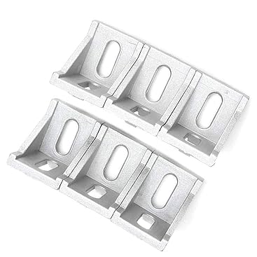 Akozon L geformte Eckhalterung, 6pcs 4040 Aluminium L Form Eckhalterung