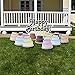 VictoryStore Yard Sign Outdoor Lawn Decorations: Birthday Yard Cards - Happy Birthday Greetings w/Birthday Cakes Yard Decoration Includes Stakes
