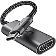 USB C to HDMI Adapter 4K@60Hz, uni Thunderbolt 3 to HDMI Adapter, HDMI to USB-C Adapter, Compatible with MacBook Pro/Air 2020