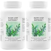 Supreme Nutrition Olive Leaf Supreme, 120 Pure Olive Leaf Vegetarian Capsules (Pack of 2)