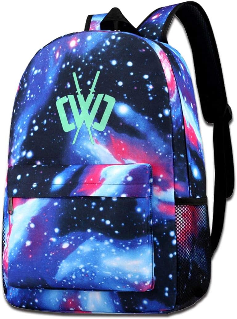 CWC Chad Wild Clay. Starry Sky Backpack Large Capacity Fashion School Travel Bags Laptop Shoulder Bag Daypack for Men Women