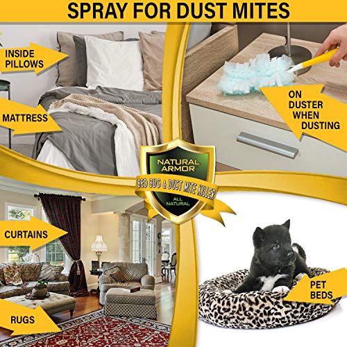 Bed Bug & Dust Mite Killer Natural Spray Treatment for Mattresses