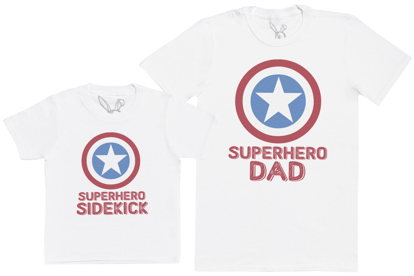 Superhero Sidekick - Create a Matching Dad & Child Gift Set - Kid's T-Shirt & Father's T-Shirt - (Each Sold Separately)