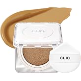 CLIO Kill Cover Founwear Cushion The Original &ndash; 20 Shades, Buildable Light to Medium Coverage, Natural Finish, Korean Makeup Foundation, Long-Lasting Skin Fit, 30N LATTE