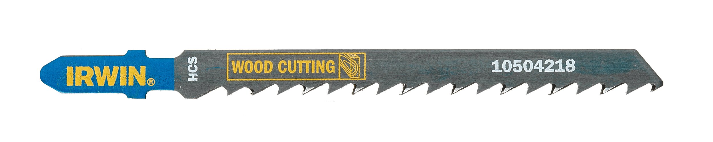 Irwin IRW10504218 Wood Cutting Jigsaw Blades (5) 6TPI Bayonet Fitting 100mm