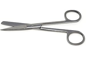 Multipurpose Dressing Scissors with Blunt/Sharp Blades Stealth Medical Cutting Shears 5.5" Made of Stainless Steel to Use for