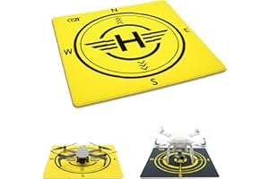 O'woda Drone Landing Pad, Universal Drone Launch Pad Helipad for DJI Avata 2/ Avata/Mini 4 Pro/Mini 3 Pro/Mini 3 / Mini 2/ Mini 2 SE/Mini 4K/ Air 3 / Air 2/ Mavic 3 Accessories (43 * 43cm)