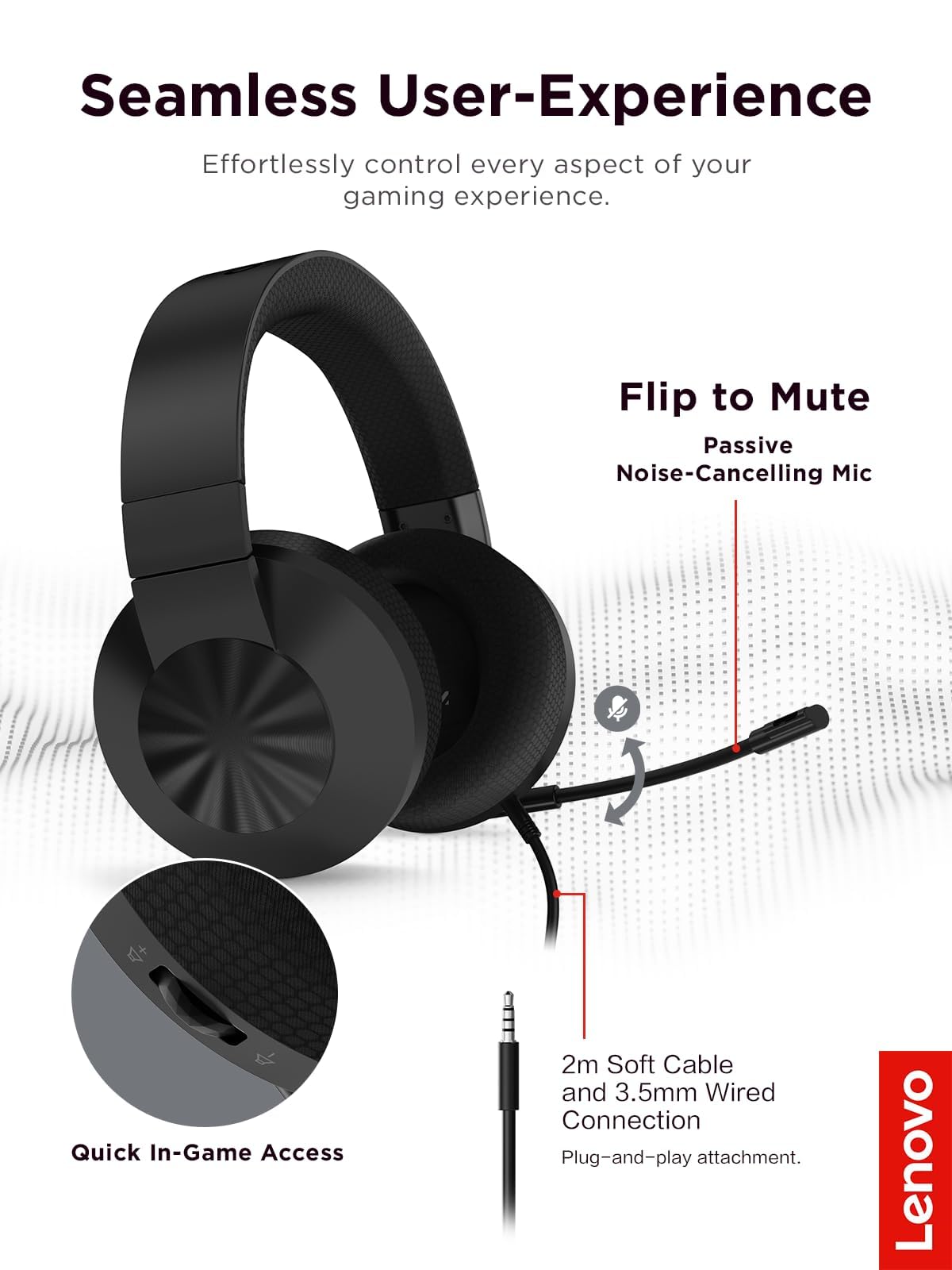 Lenovo H210 Gaming Headset 9