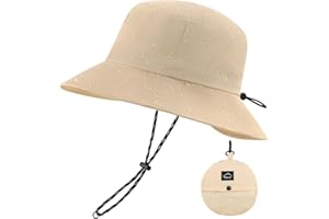 UAMOEI Waterproof Bucket Hat for Woman Sun Hats Men Packable UPF 50+ Beach Hat Quick Dry Fishing Hats Outdoor
