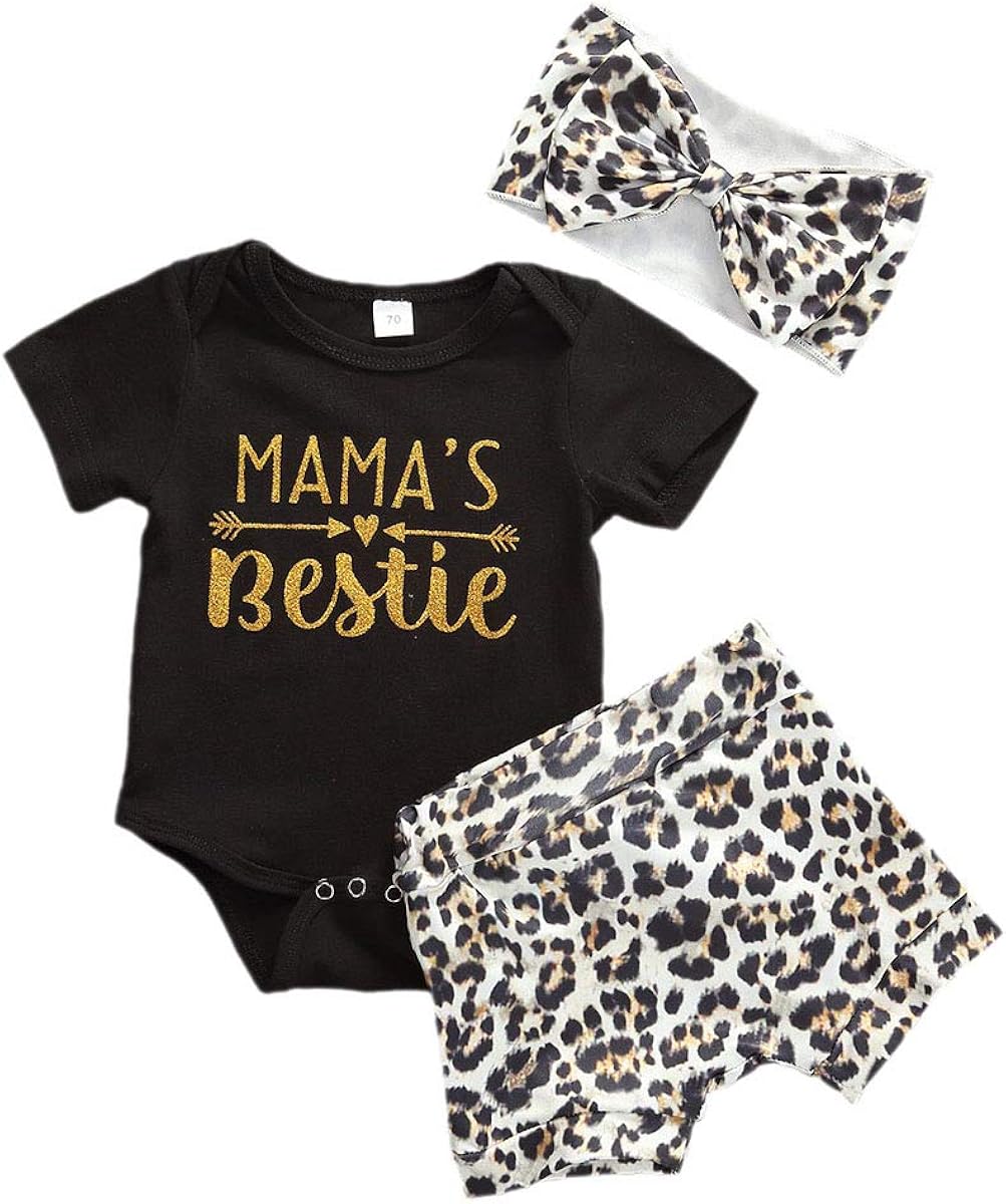 leopard print baby bodysuit