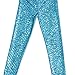 Frogwill Little Girls Mermaid Scale Leggings Fish Pants 3-11 Years (7/8Y, Blue)