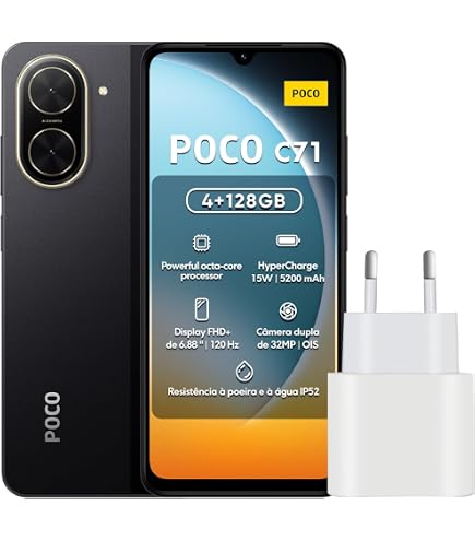 Smartphone Xiaomi Poco C71 Blue (Azul) 3GB RAM 64GB ROM