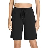 GYS Bamboo Viscose Pajama Shorts for Women Soft Summer Sleep Shorts with Pockets
