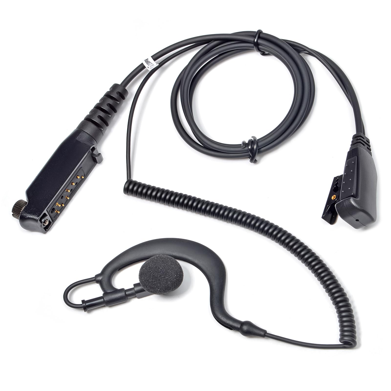 HYSHIKRA Sepura Earpiece Headset Compaitble for Sepura STP8000 STP9000 SC20 SC21 Radios (G-Shape)