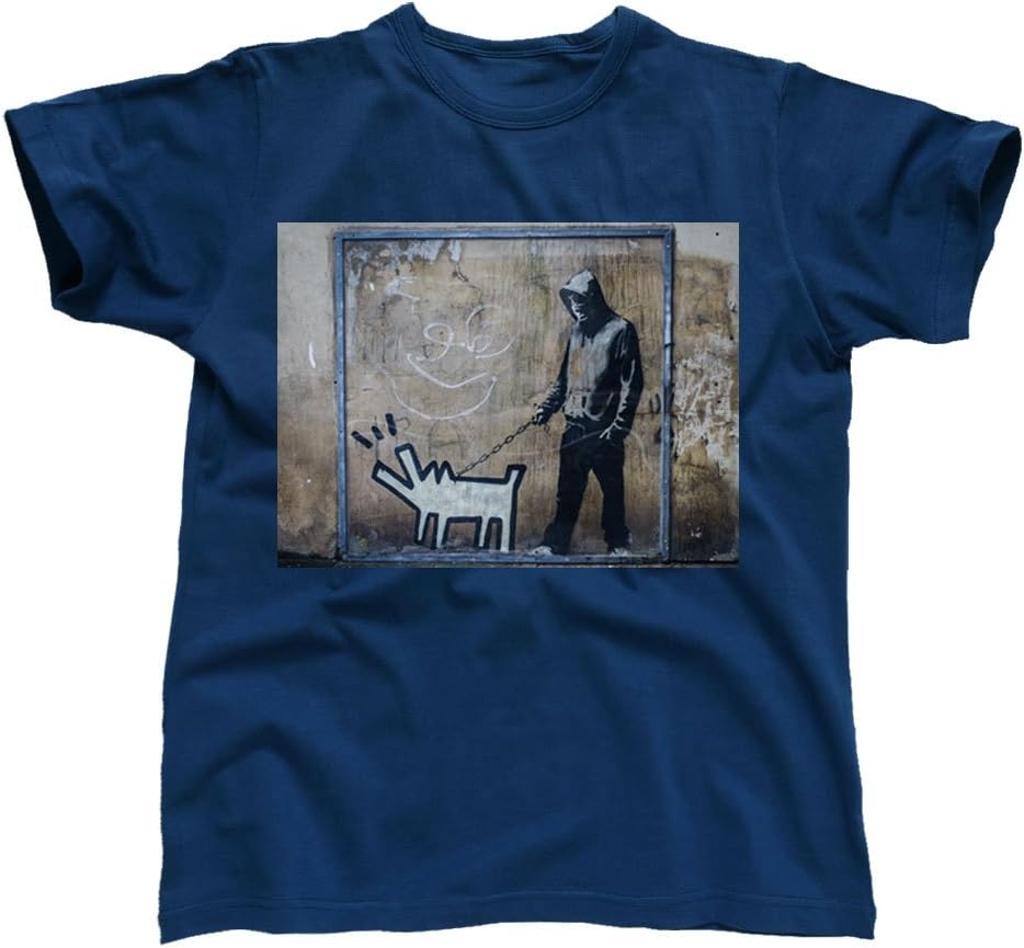 Banksy Hoodie Dog Walker, Men's T-Shirt