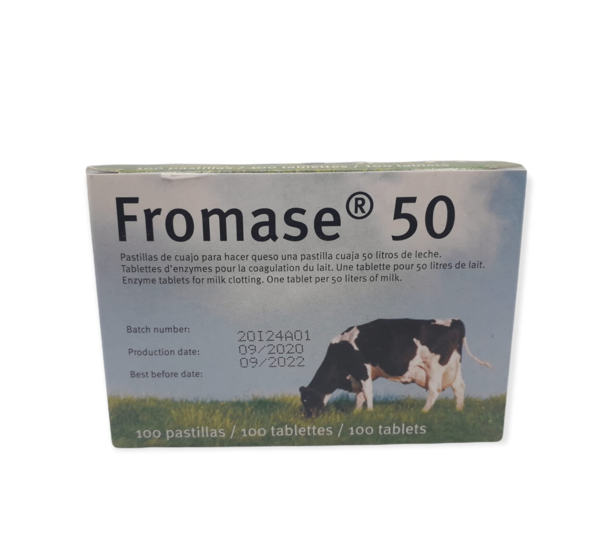 Fromase Rennet – One 10 Tab Slip