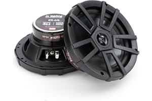 H YANKA ES-65 6.5 Door Speakers, 500 Watts Full-Range Stereo, 2-Way Coaxial Car Speakers, Clear Sound with No Distortion, Includes Installation Kit, Ideal for Cars, Trucks, Jeeps, and More (1 Pair)