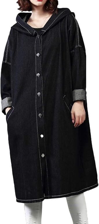 knee length jean jacket